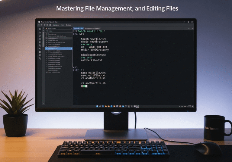 Mastering File Management in Linux: Creating, Deleting, and Editing Files